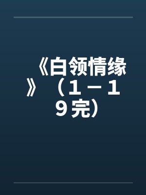 《白领情缘》（１－１９完）