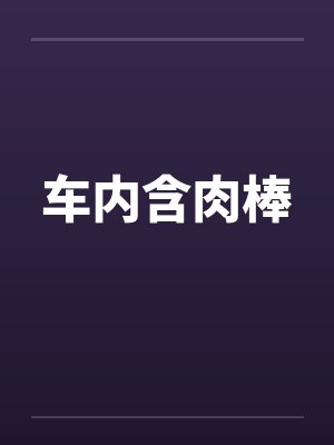 车内含肉棒