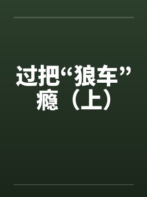 过把“狼车”瘾（上）