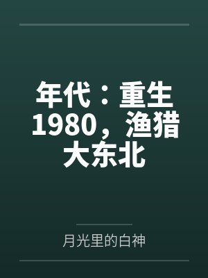 年代：重生1980，渔猎大东北