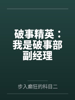 破事精英:我是破事部副经理