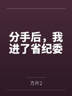 分手后,我进了省纪委by方片2