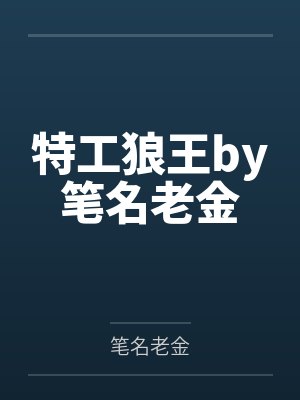 特工狼王by笔名老金