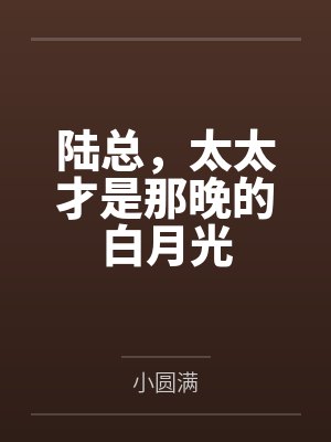 陆总，太太才是那晚的白月光