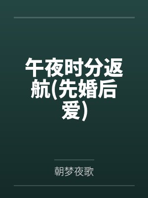 午夜时分返航(先婚后爱)