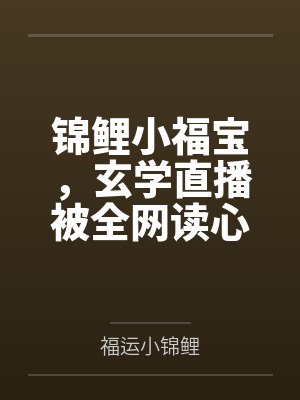 锦鲤小福宝，玄学直播被全网读心by福运小锦鲤