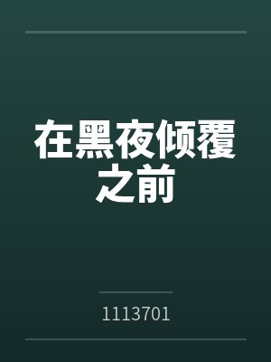 在黑夜倾覆之前