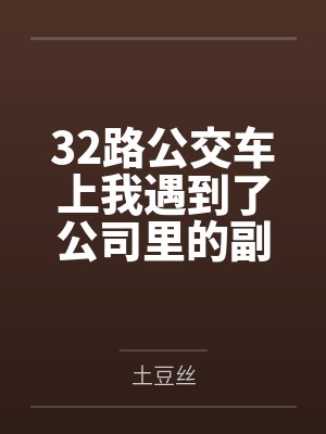32路公交车上我遇到了公司里的副总裁by土豆丝