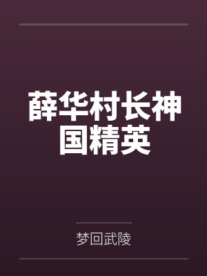 薛华村长神国精英