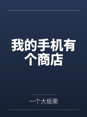 我的手机有个商店by一个大板栗